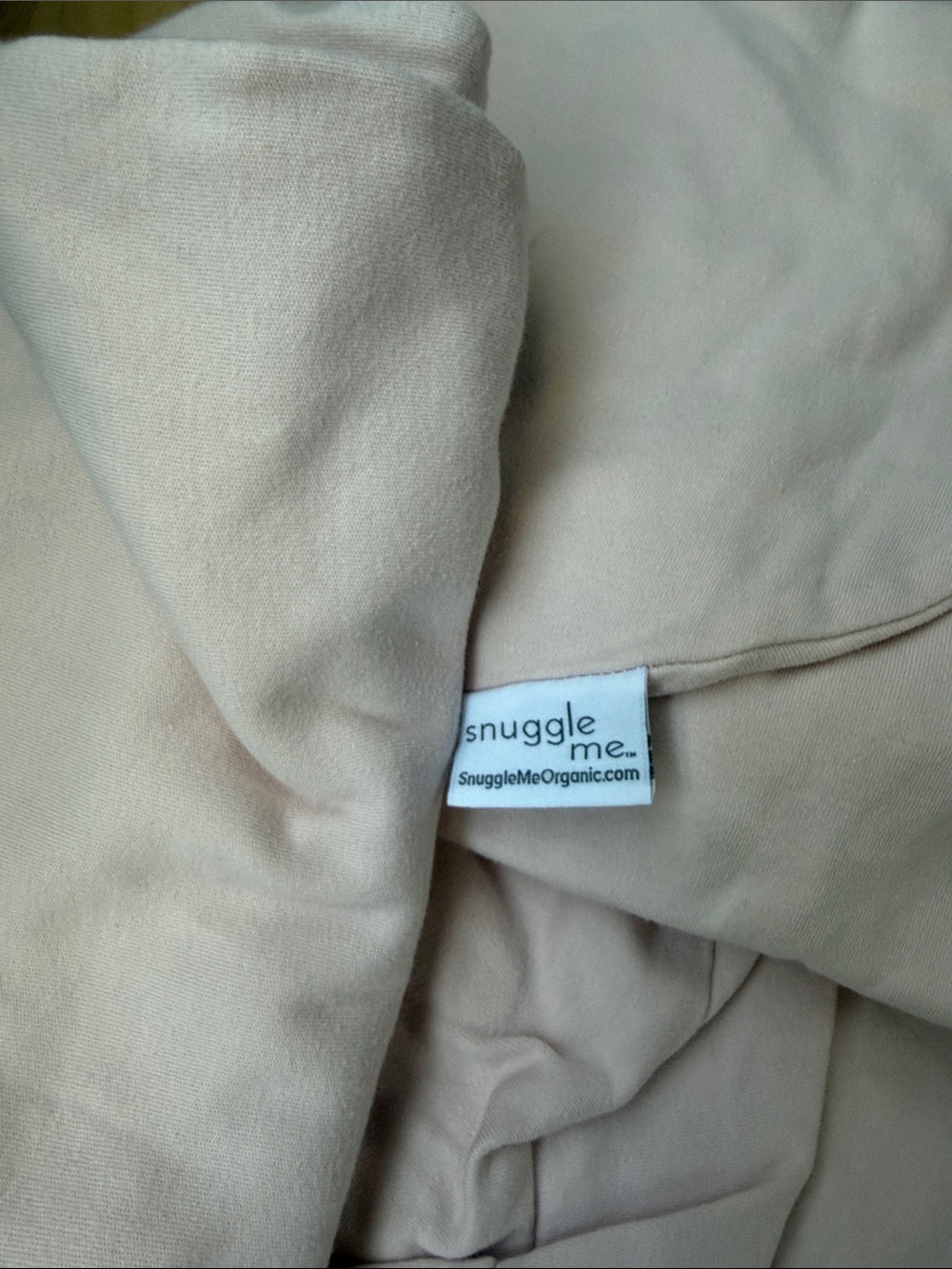 Pink toddler snuggle me organic covers